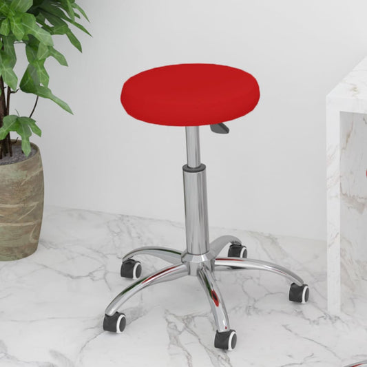 Bürostuhl Drehbar Rot Kunstleder