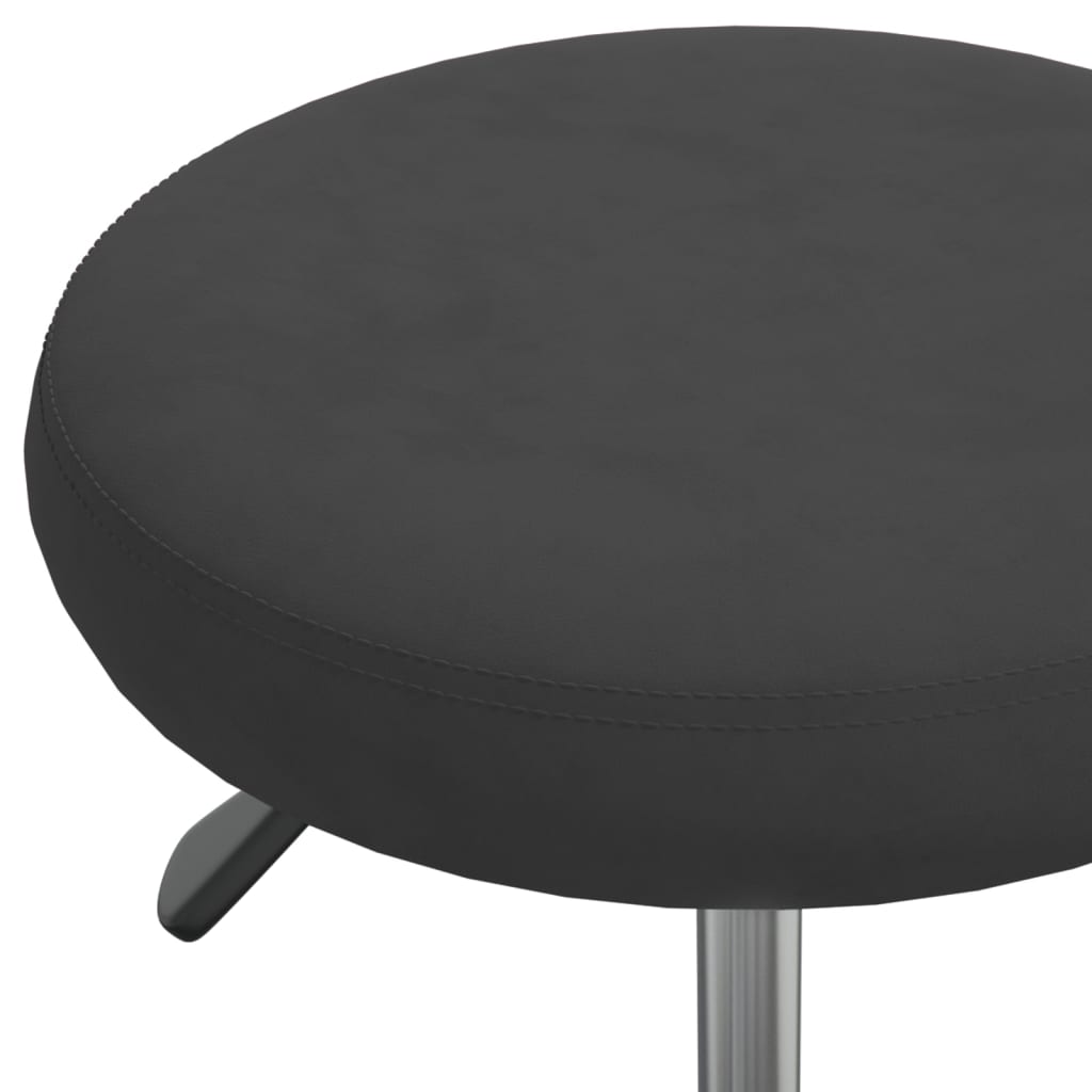 Esszimmerstühle 2 Stk. Schwarz Samt