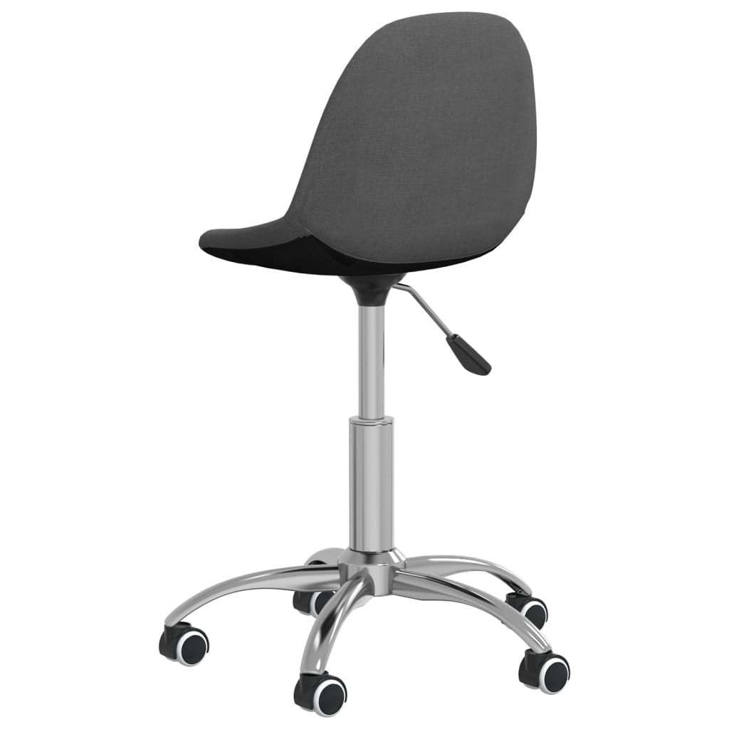 Bürostuhl Drehbar Dunkelgrau Stoff