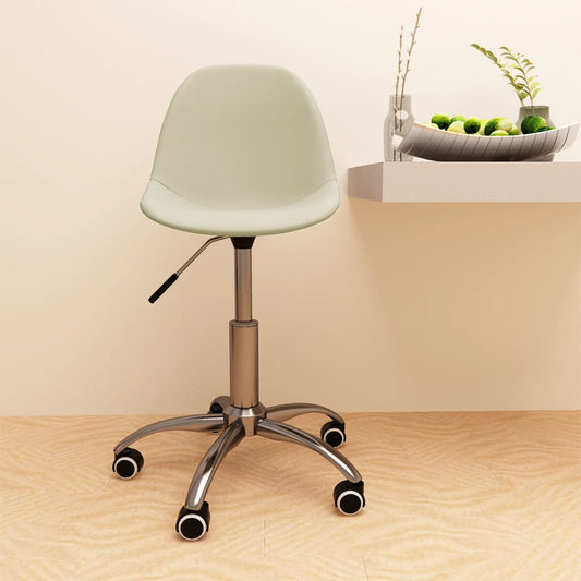 Bürostuhl Drehbar Creme Stoff