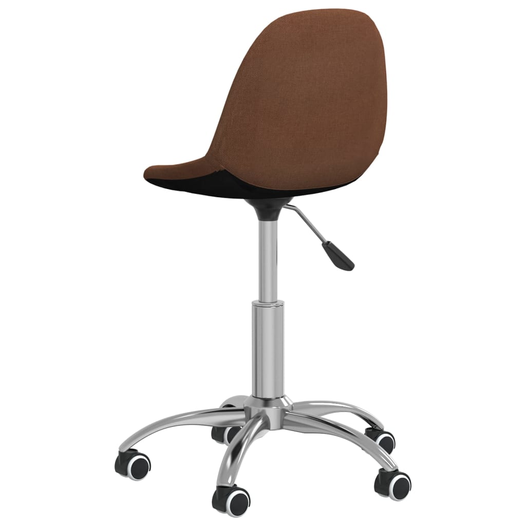 Bürostuhl Drehbar Braun Stoff