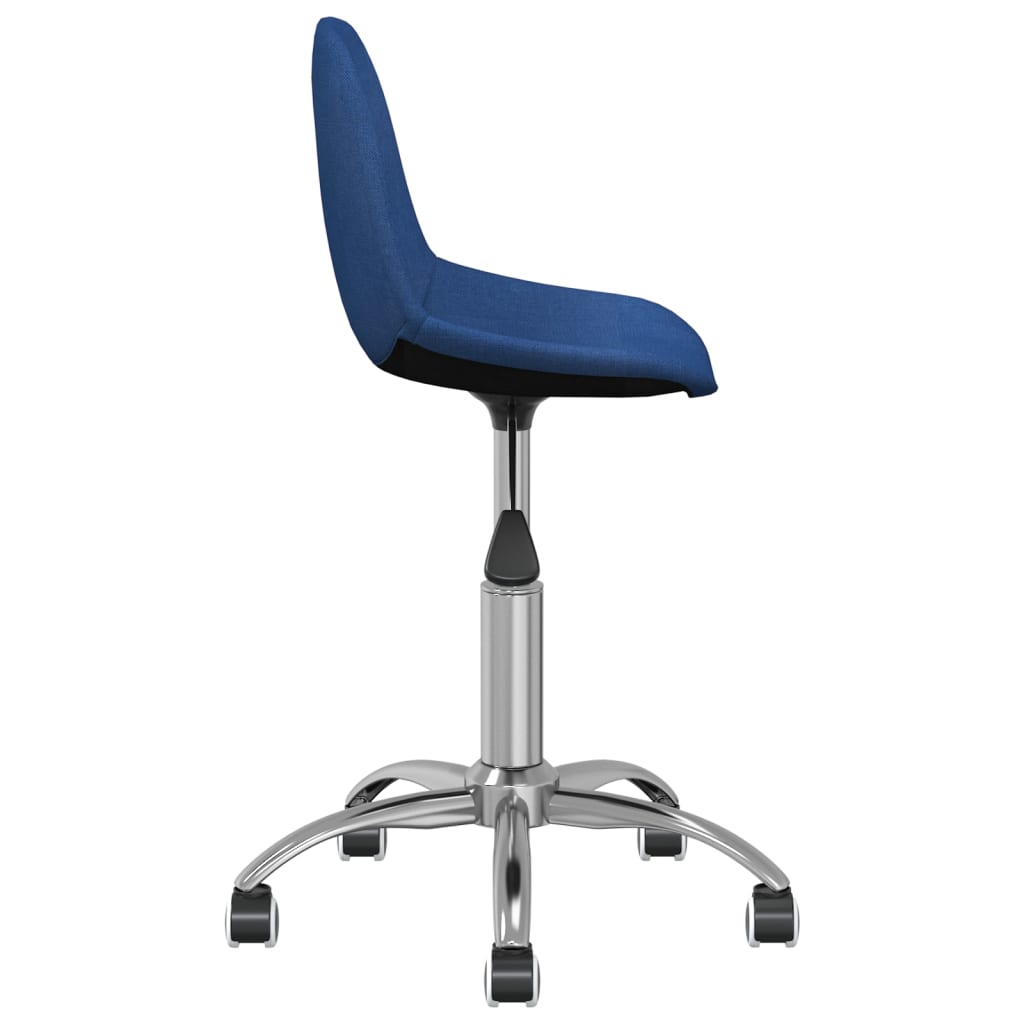 Bürostuhl Drehbar Blau Stoff
