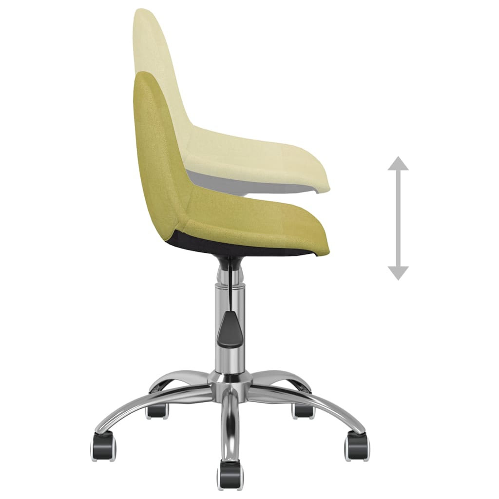 Bürostuhl Drehbar Grün Stoff