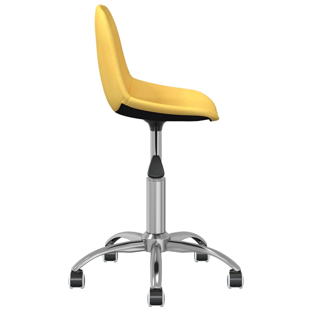 Bürostuhl Drehbar Senfgelb Stoff