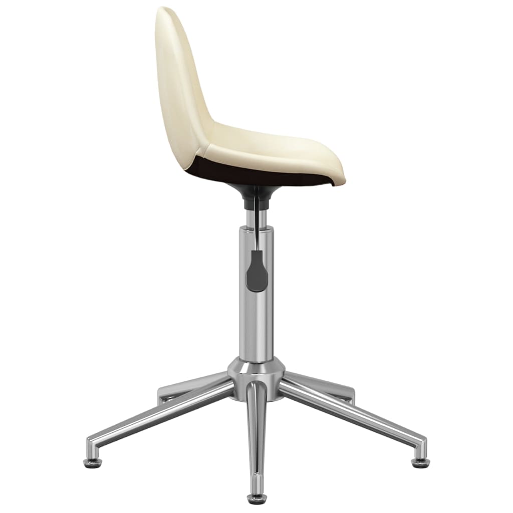 Bürostuhl Drehbar Creme Stoff