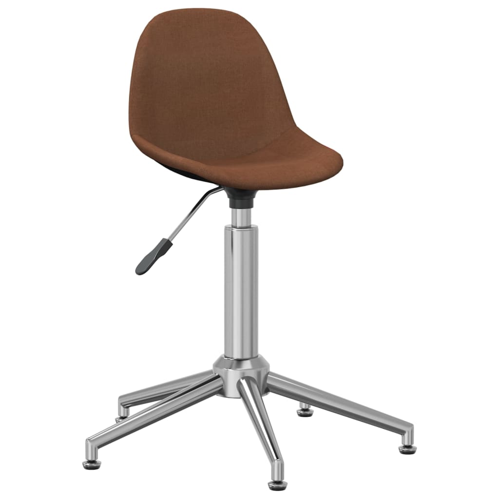 Bürostuhl Drehbar Braun Stoff
