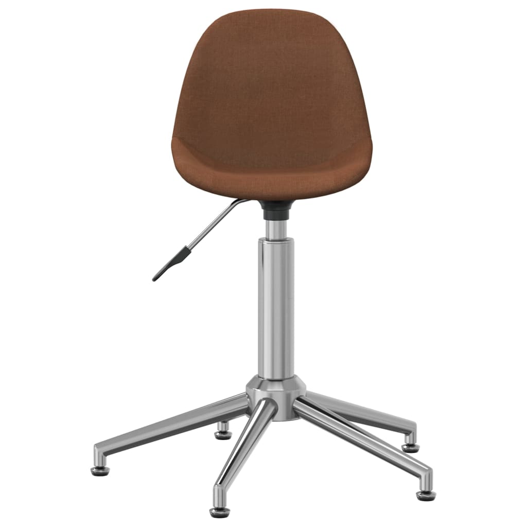 Bürostuhl Drehbar Braun Stoff
