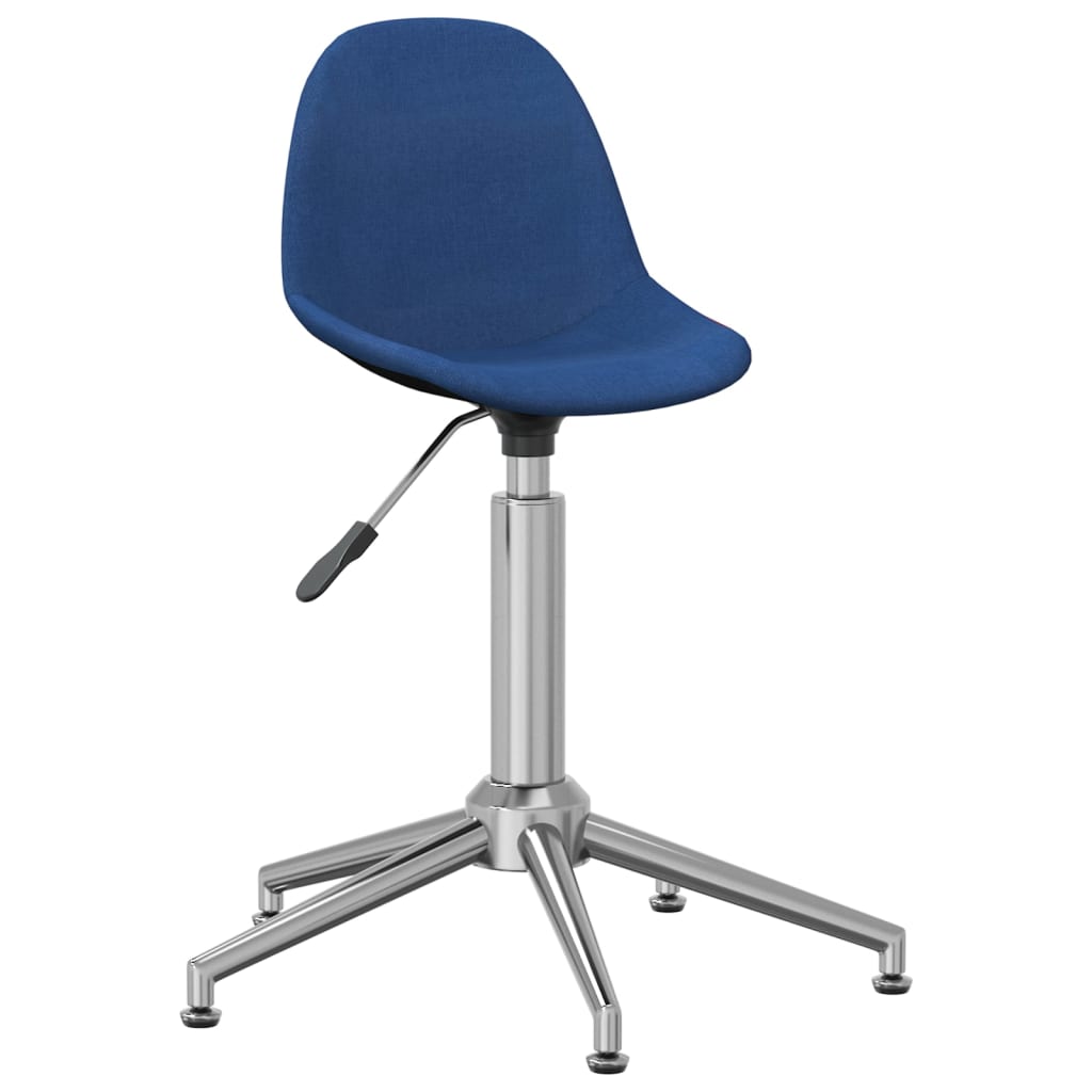 Bürostuhl Drehbar Blau Stoff