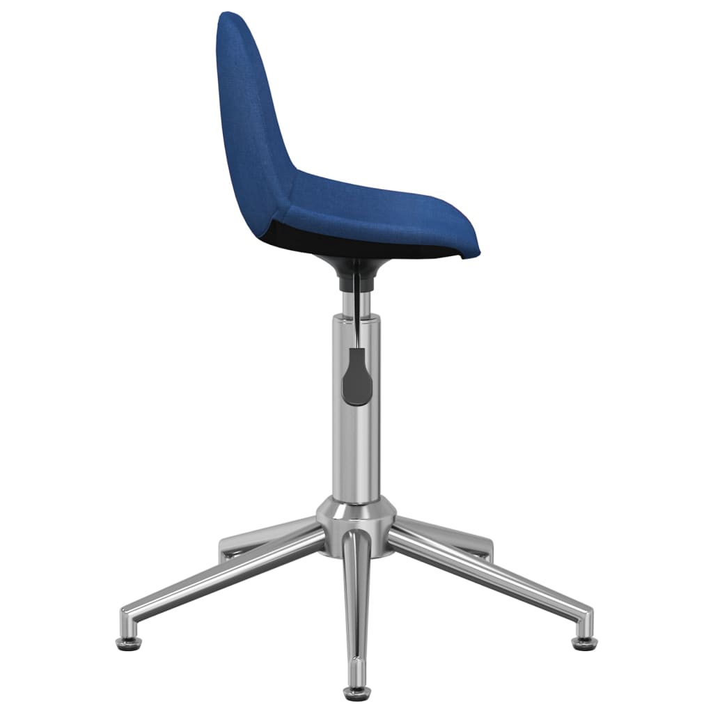 Bürostuhl Drehbar Blau Stoff