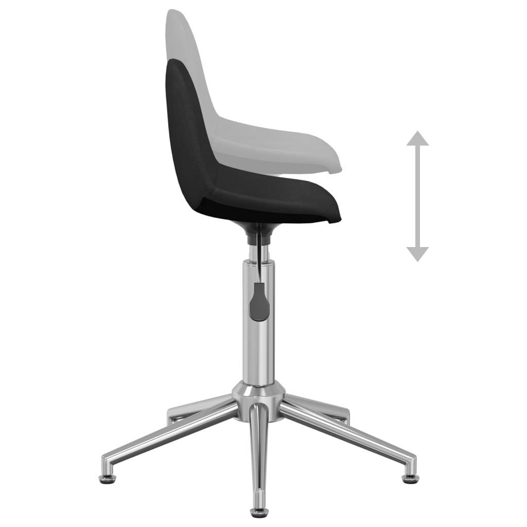 Bürostuhl Drehbar Schwarz Stoff