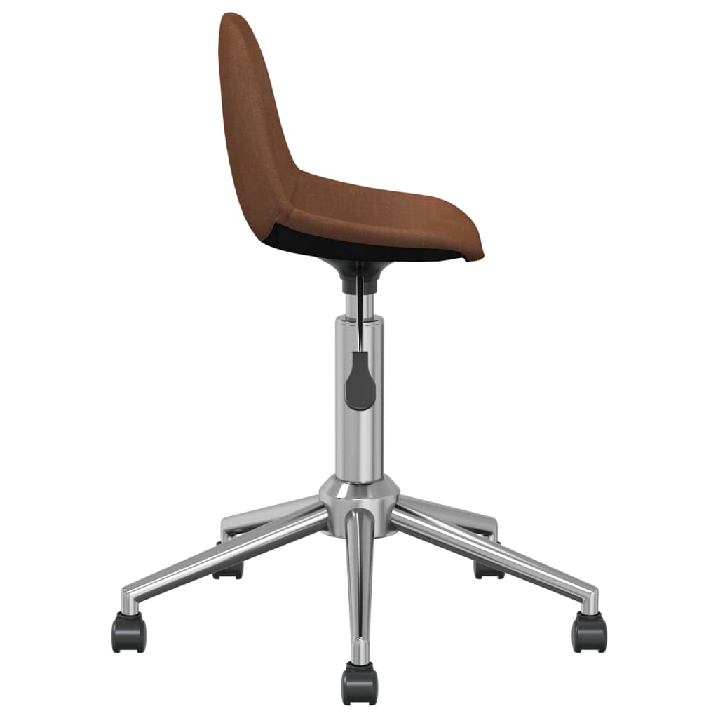 Bürostuhl Drehbar Braun Stoff