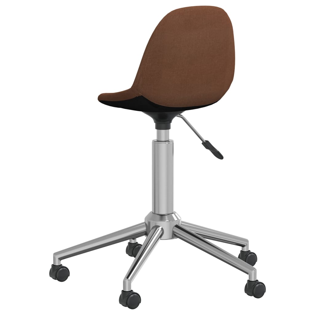 Bürostuhl Drehbar Braun Stoff