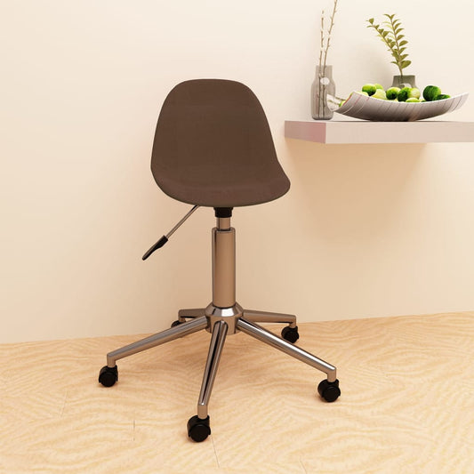Bürostuhl Drehbar Braun Stoff