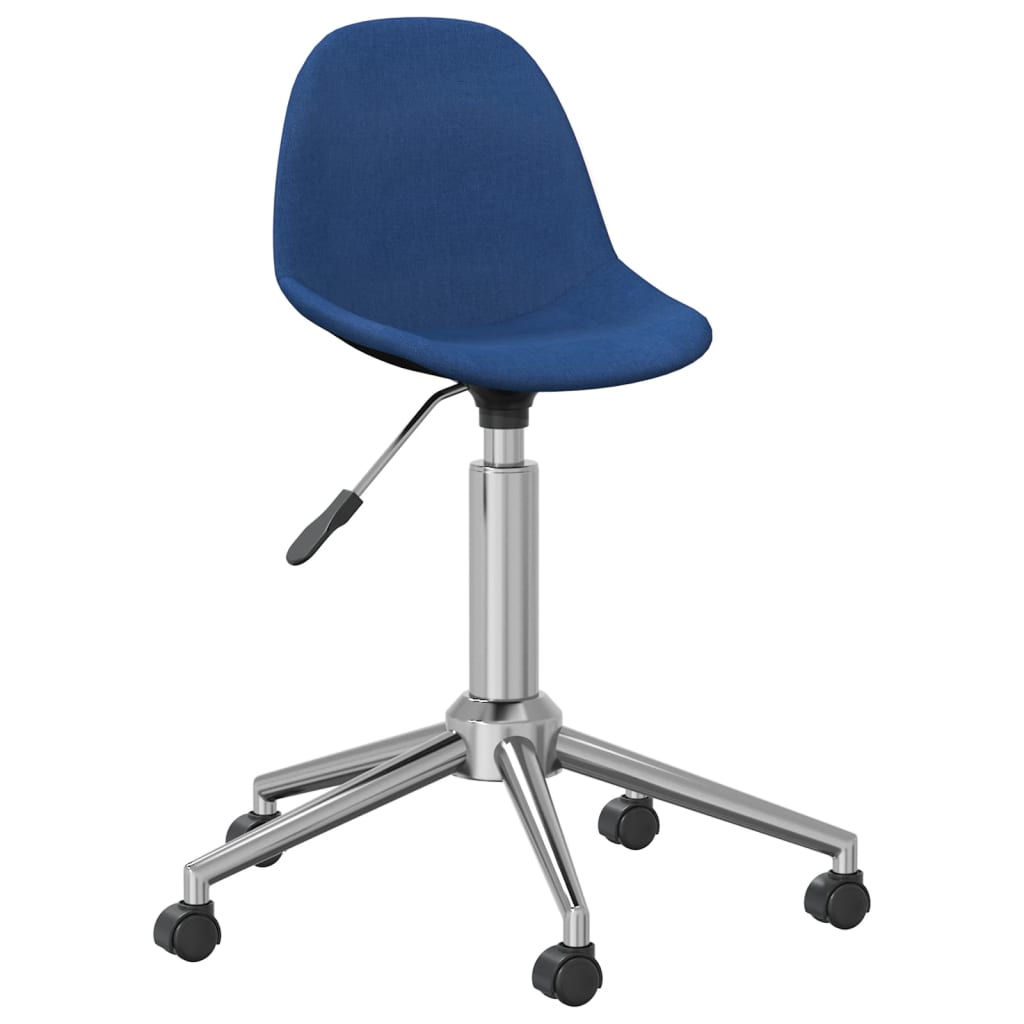 Bürostuhl Drehbar Blau Stoff