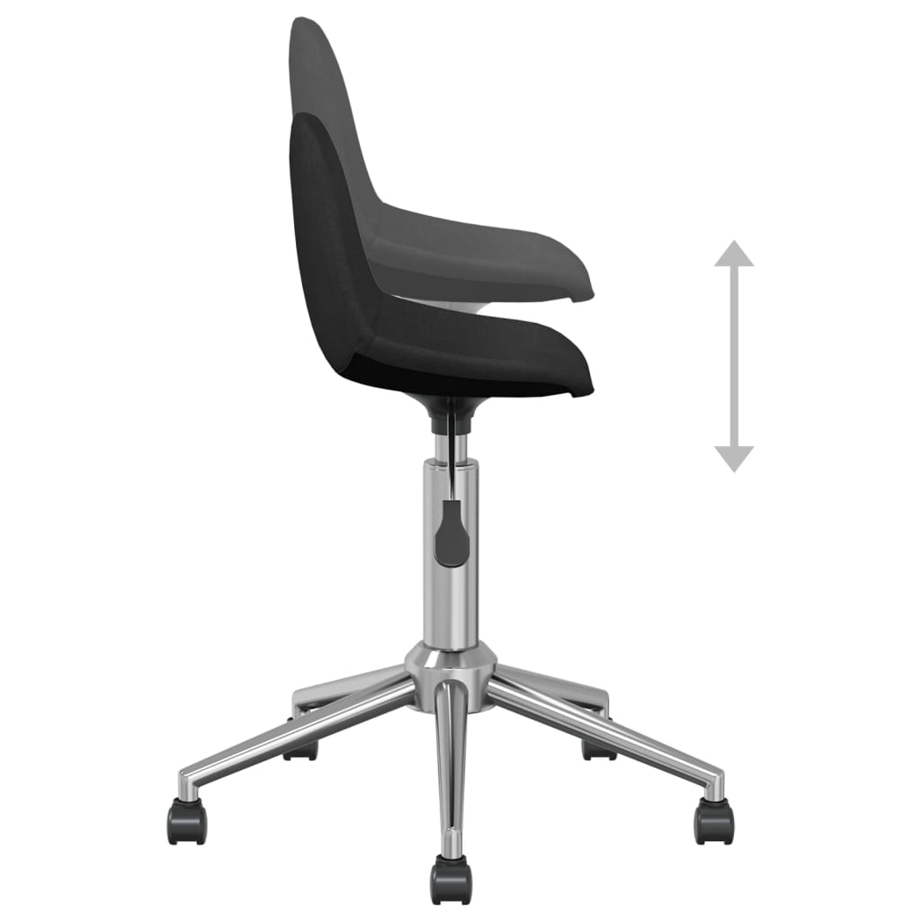 Bürostuhl Drehbar Schwarz Stoff