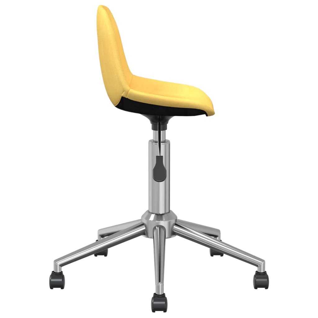 Bürostuhl Drehbar Senfgelb Stoff