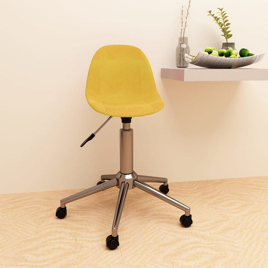 Bürostuhl Drehbar Senfgelb Stoff