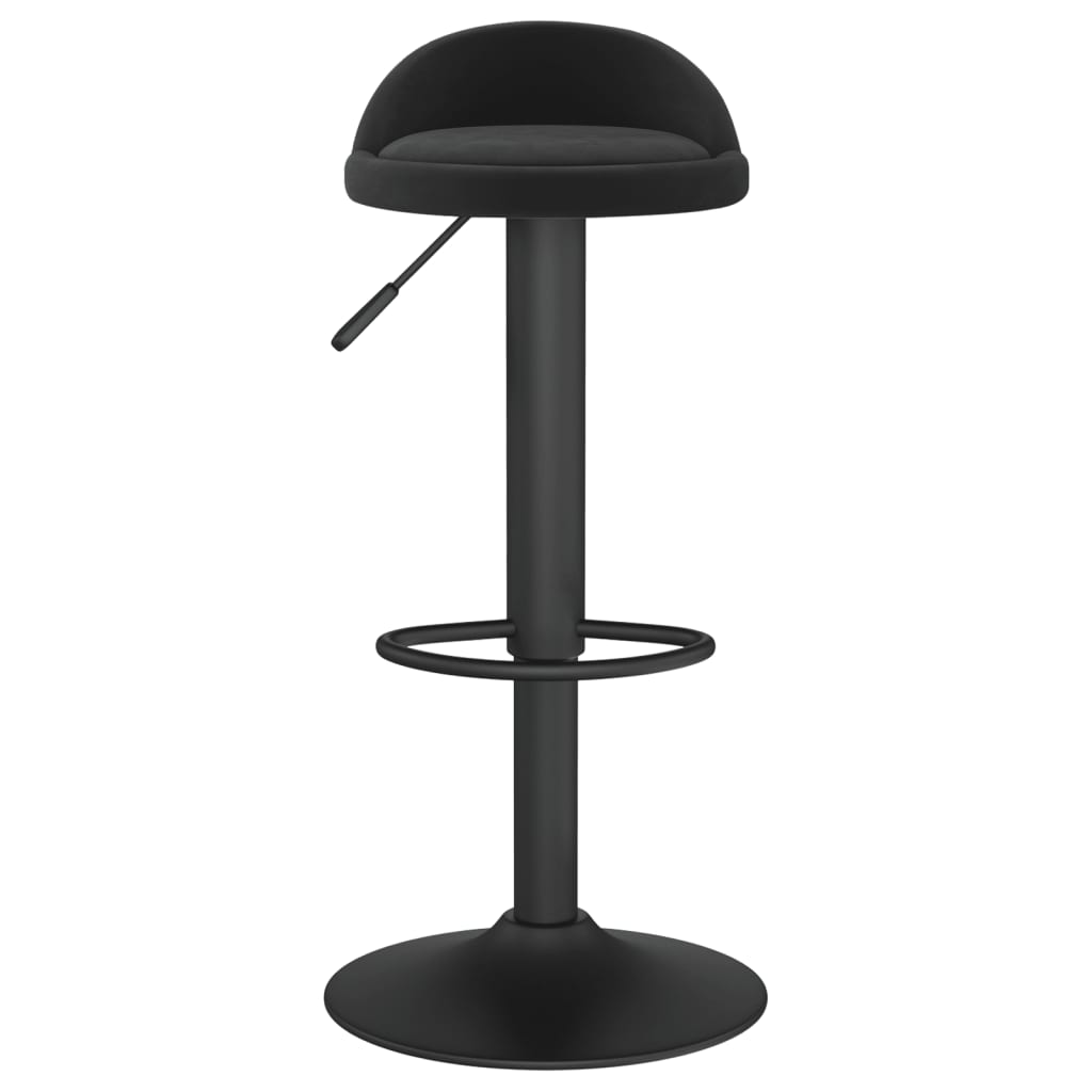 Barhocker 2 Stk. Schwarz Samt
