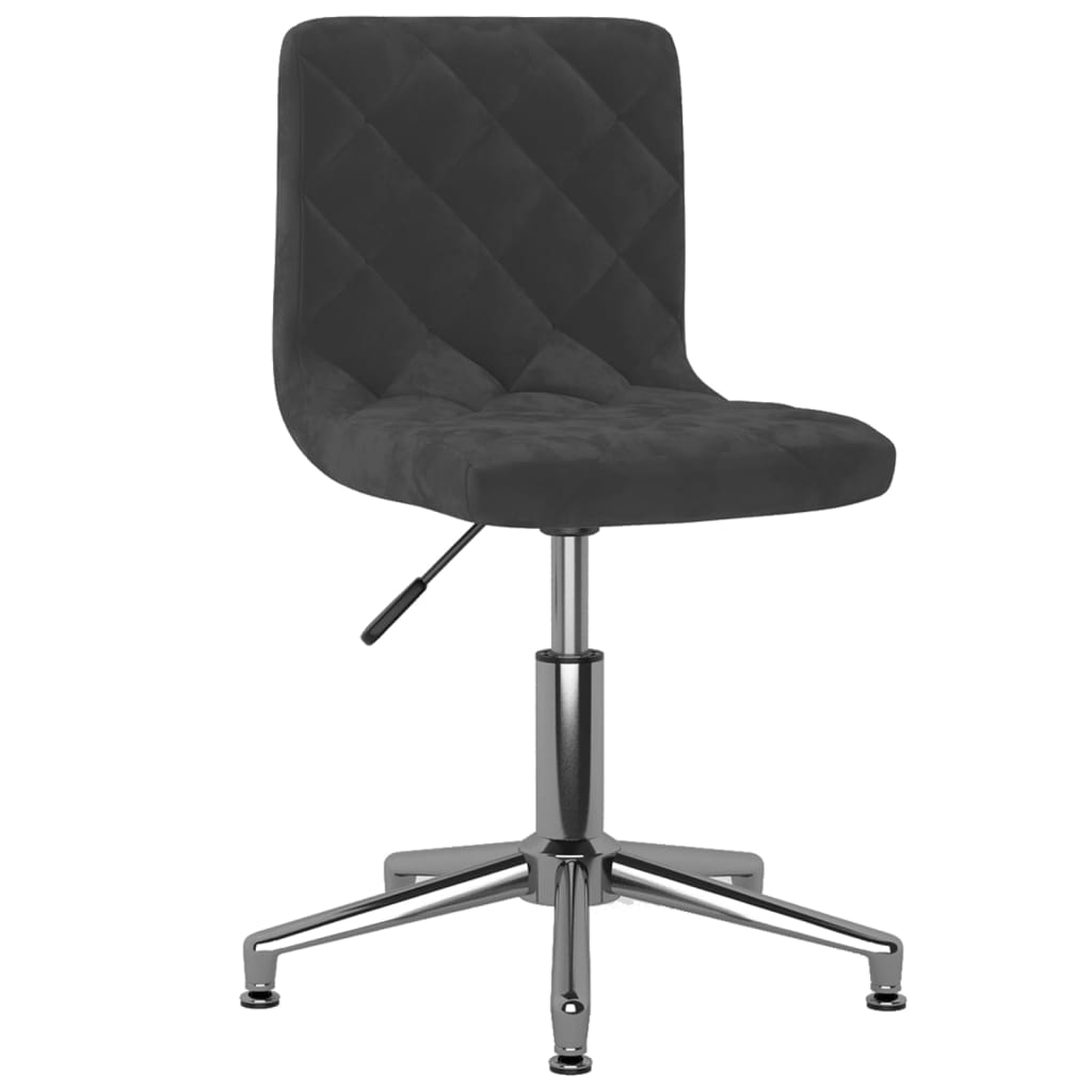 Bürostuhl Drehbar Schwarz Samt