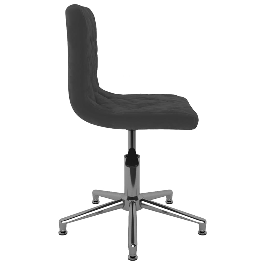 Bürostuhl Drehbar Schwarz Samt