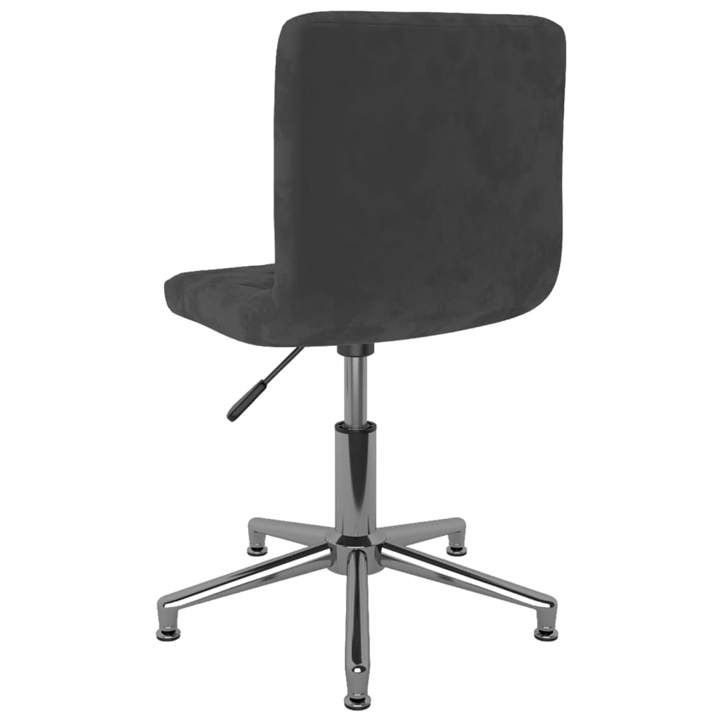 Bürostuhl Drehbar Schwarz Samt
