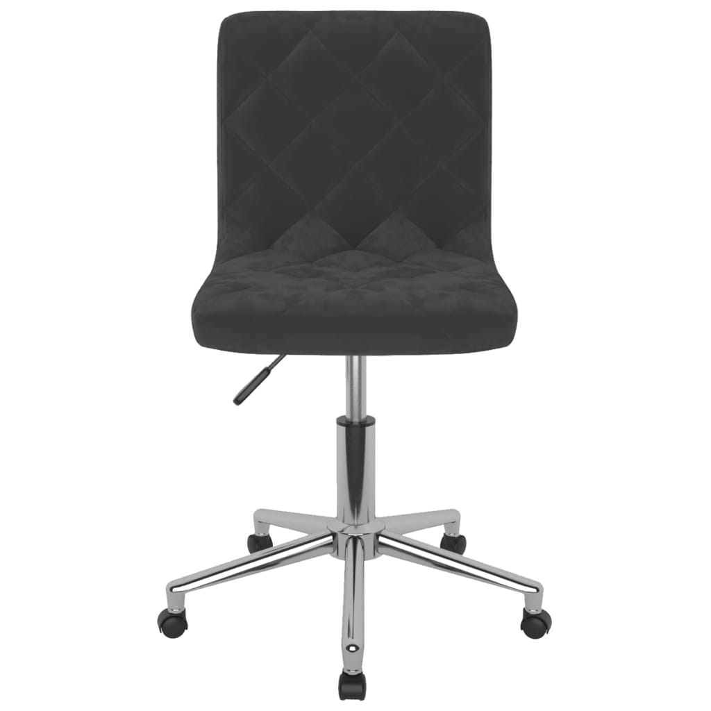 Bürostuhl Drehbar Schwarz Samt