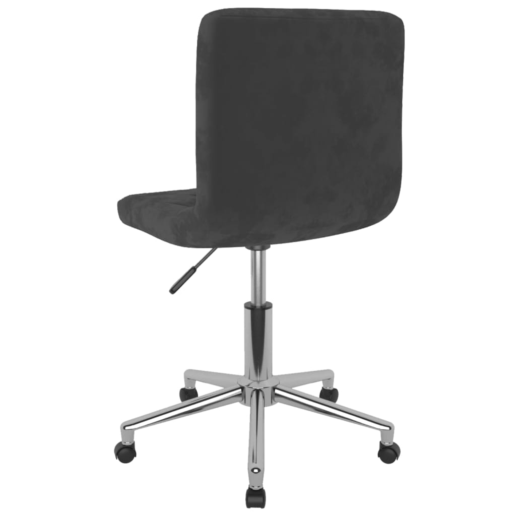 Bürostuhl Drehbar Schwarz Samt