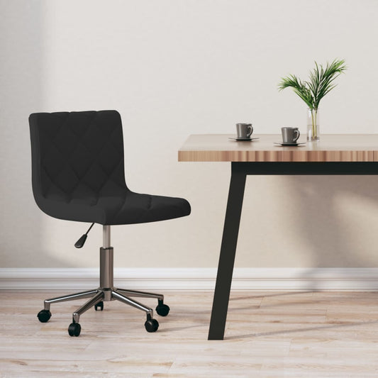 Bürostuhl Drehbar Schwarz Samt