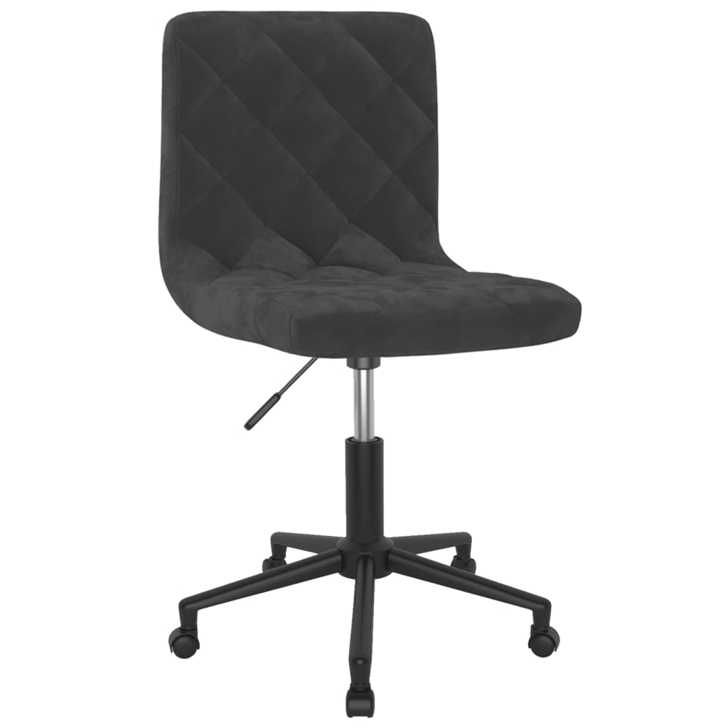 Bürostuhl Drehbar Schwarz Samt