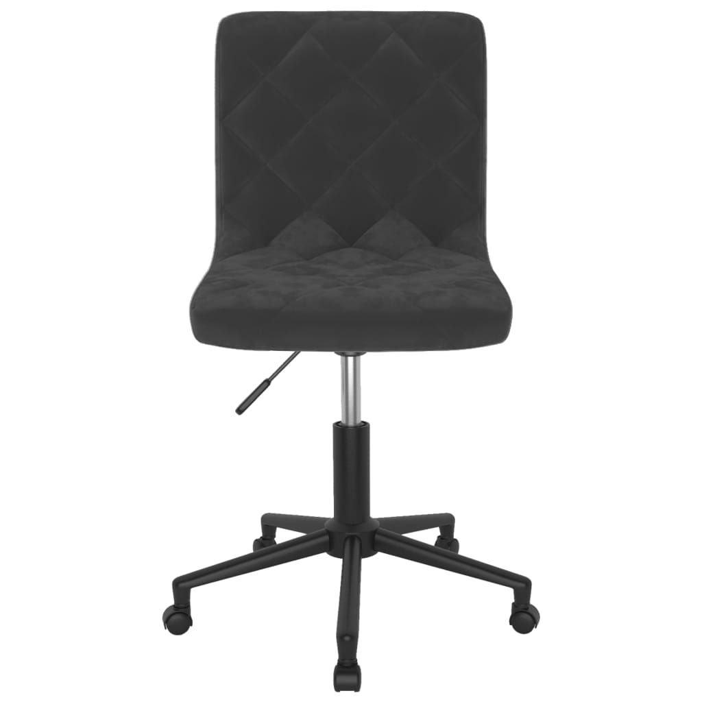 Bürostuhl Drehbar Schwarz Samt