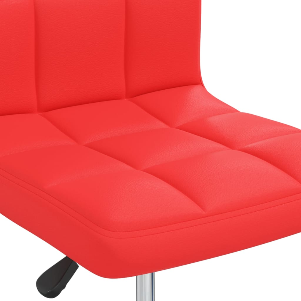 Esszimmerstühle 4 Stk. Rot Kunstleder