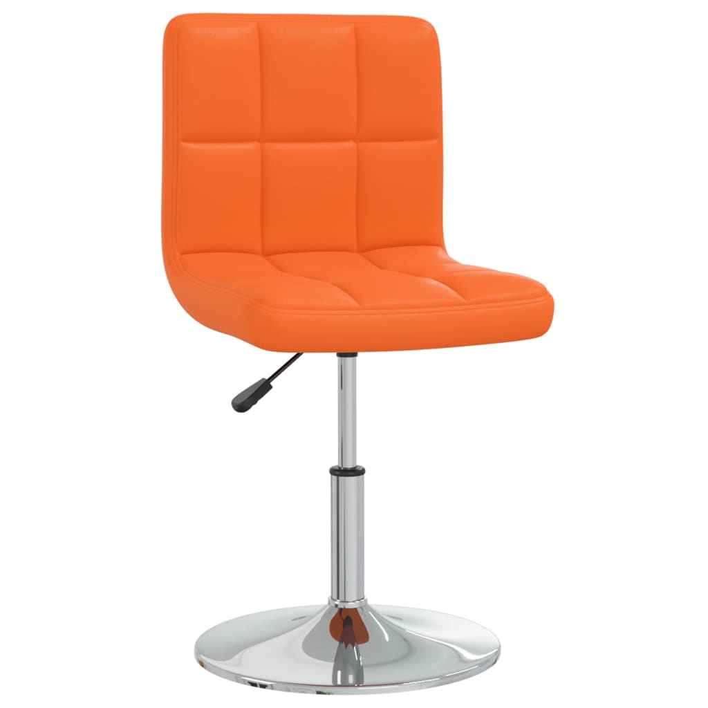 Esszimmerstühle 4 Stk. Orange Kunstleder