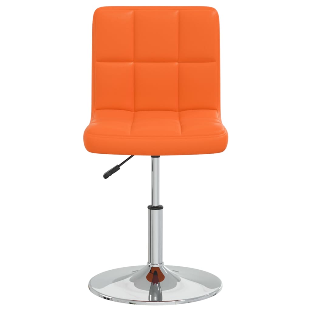 Esszimmerstühle 4 Stk. Orange Kunstleder