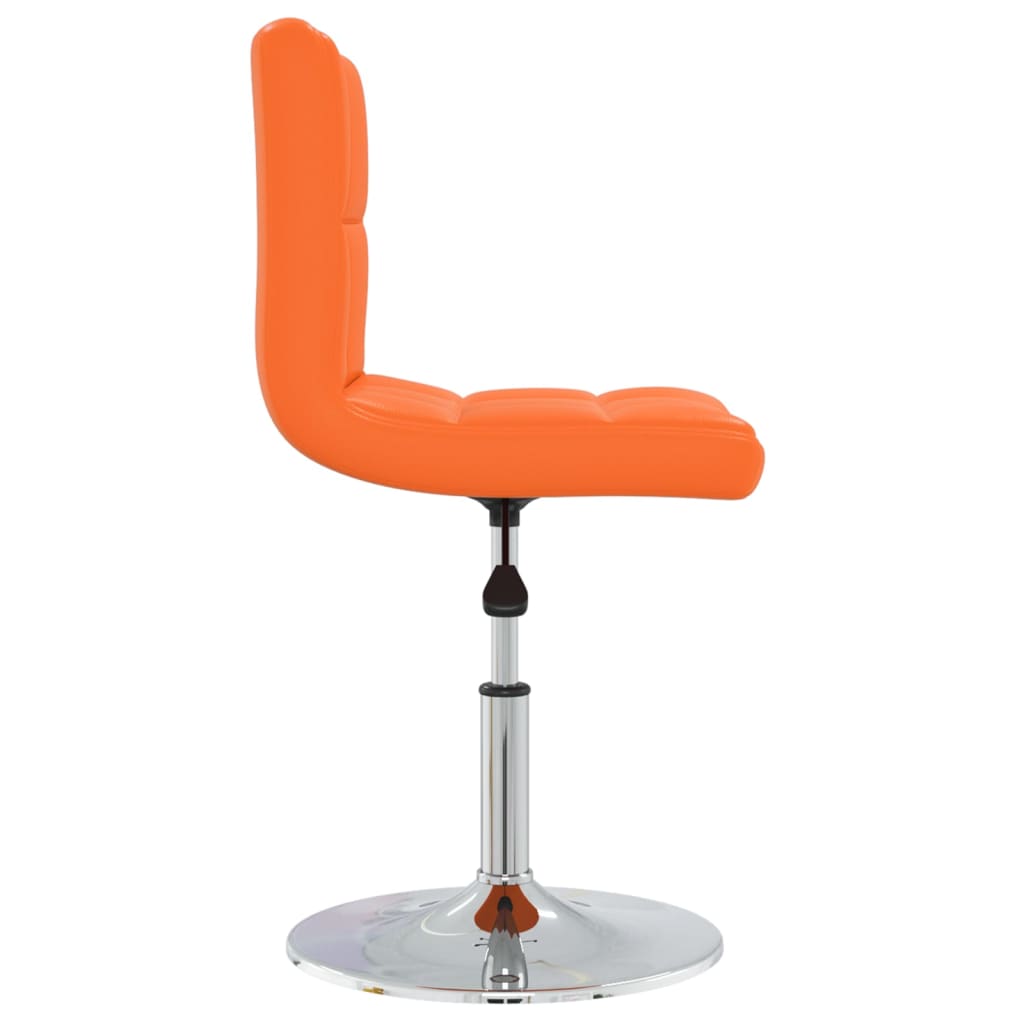Esszimmerstühle 4 Stk. Orange Kunstleder