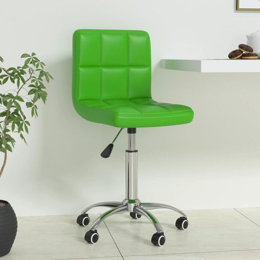 Bürostuhl Drehbar Grün Kunstleder