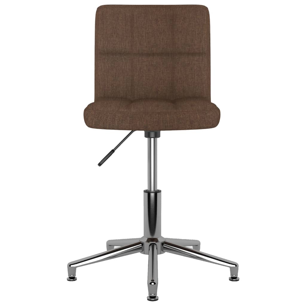 Bürostuhl Drehbar Braun Stoff