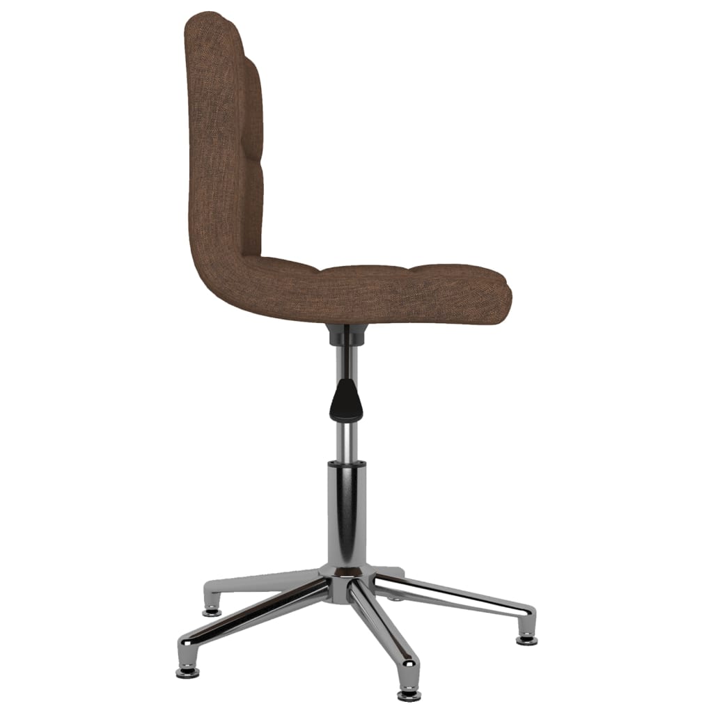 Bürostuhl Drehbar Braun Stoff