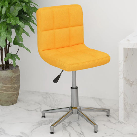 Bürostuhl Drehbar Senfgelb Stoff