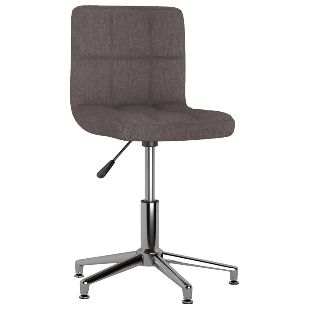 Bürostuhl Drehbar Taupe Stoff