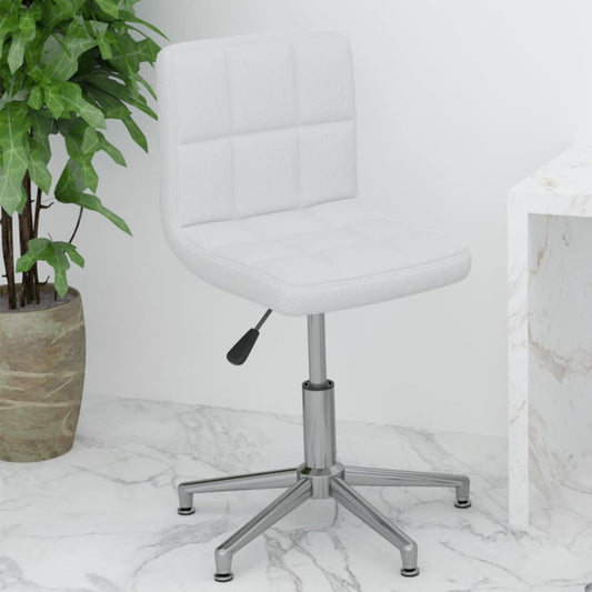 Bürostuhl Drehbar Weiß Kunstleder