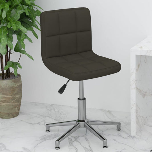 Bürostuhl Drehbar Braun Kunstleder