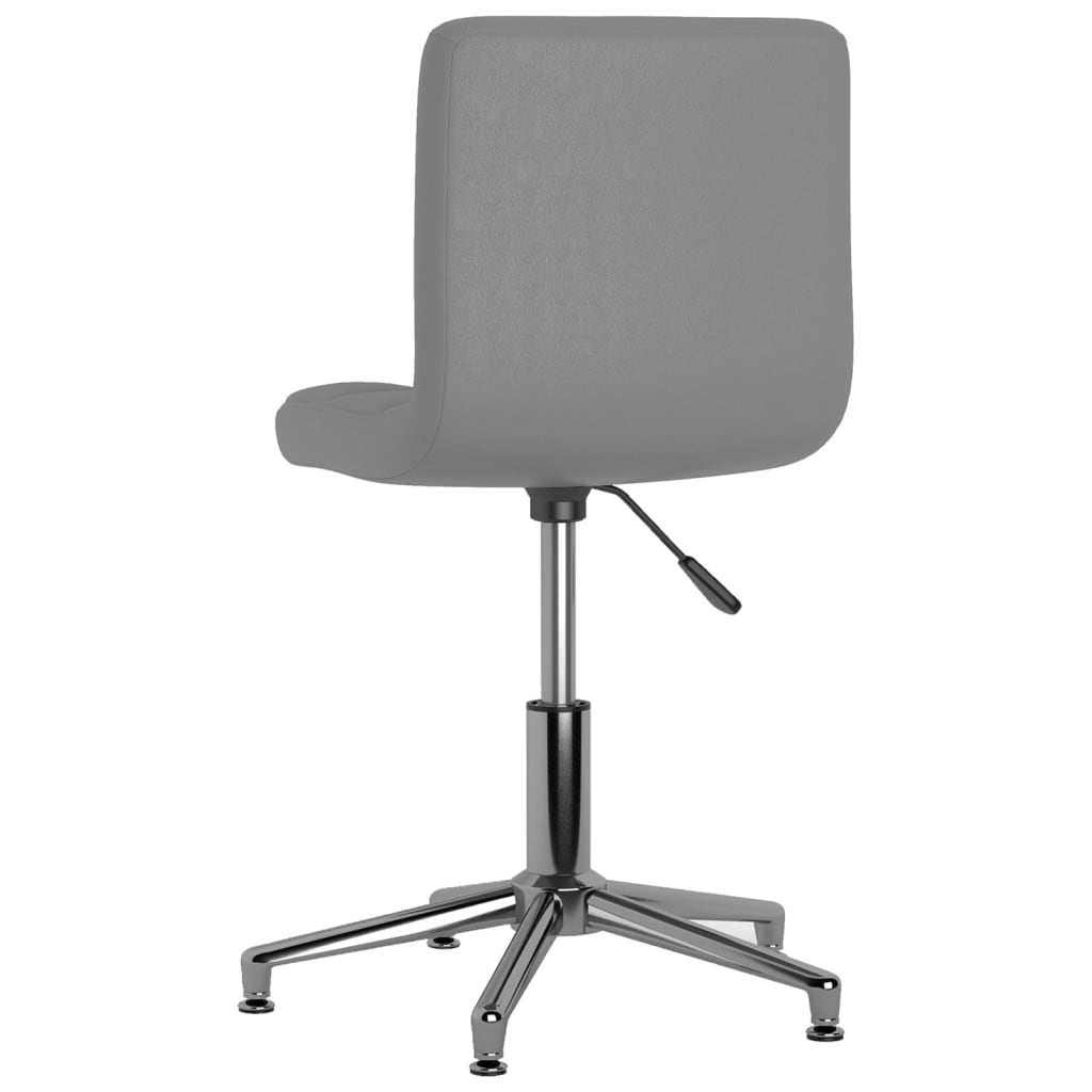 Bürostuhl Drehbar Grau Kunstleder