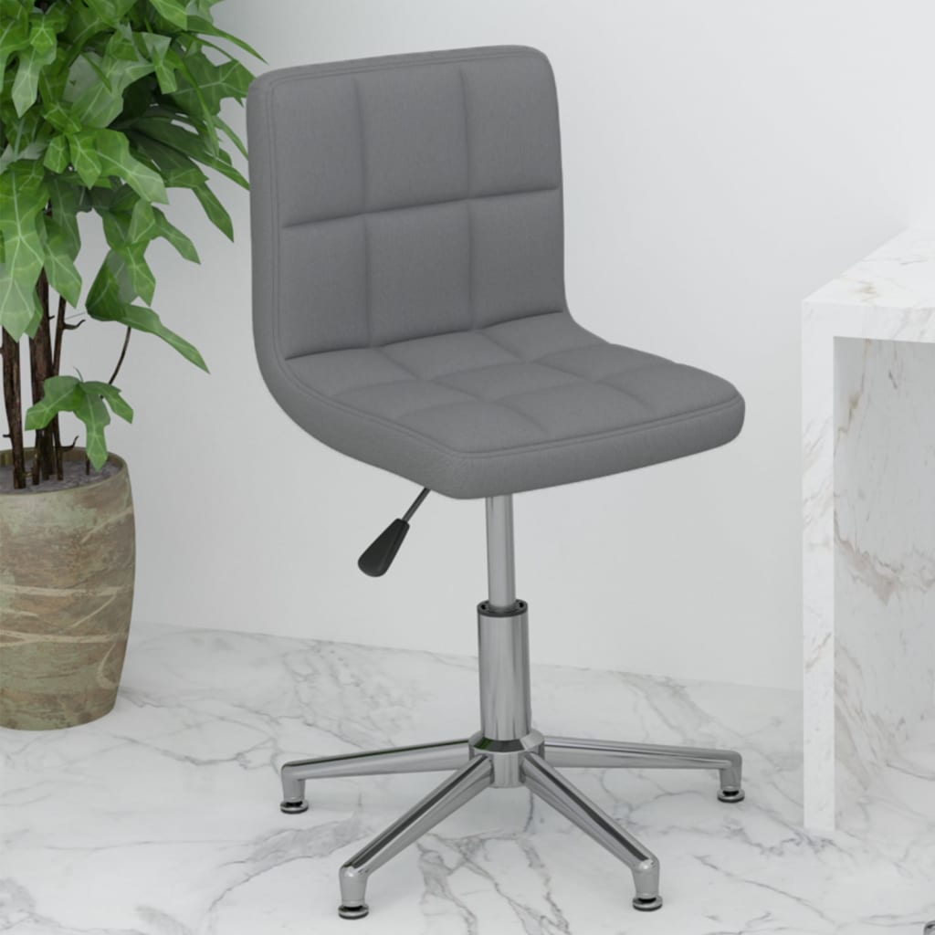 Bürostuhl Drehbar Grau Kunstleder