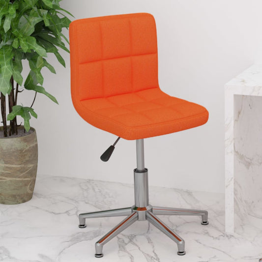 Bürostuhl Drehbar Orange Kunstleder