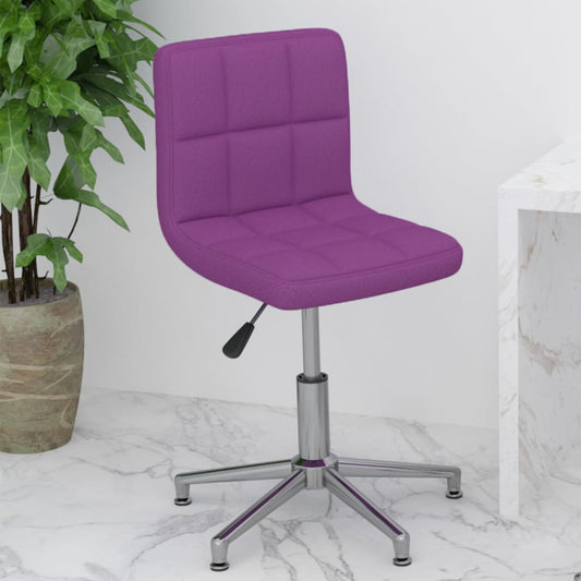 Bürostuhl Drehbar Lila Kunstleder