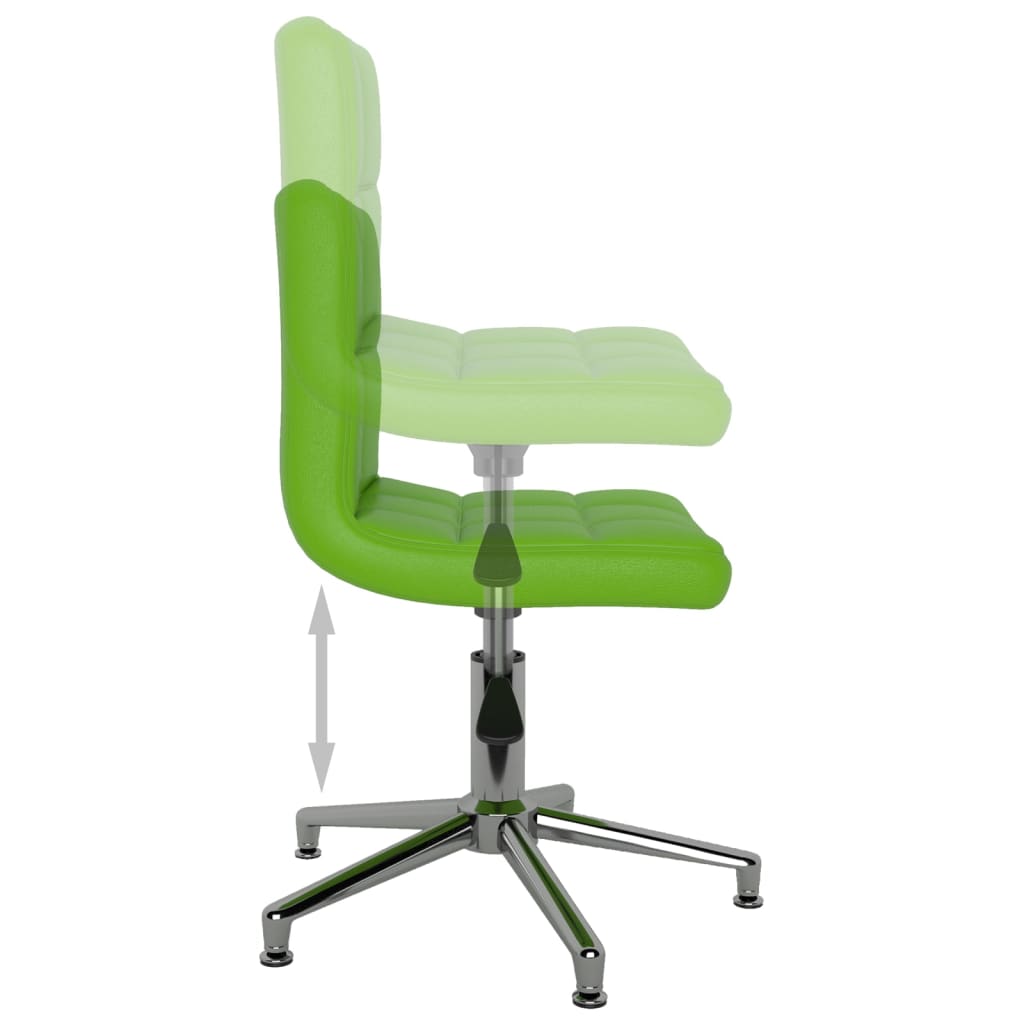 Bürostuhl Drehbar Grün Kunstleder