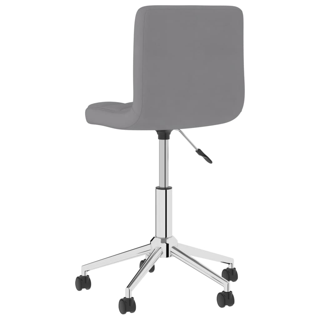 Bürostuhl Drehbar Hellgrau Stoff