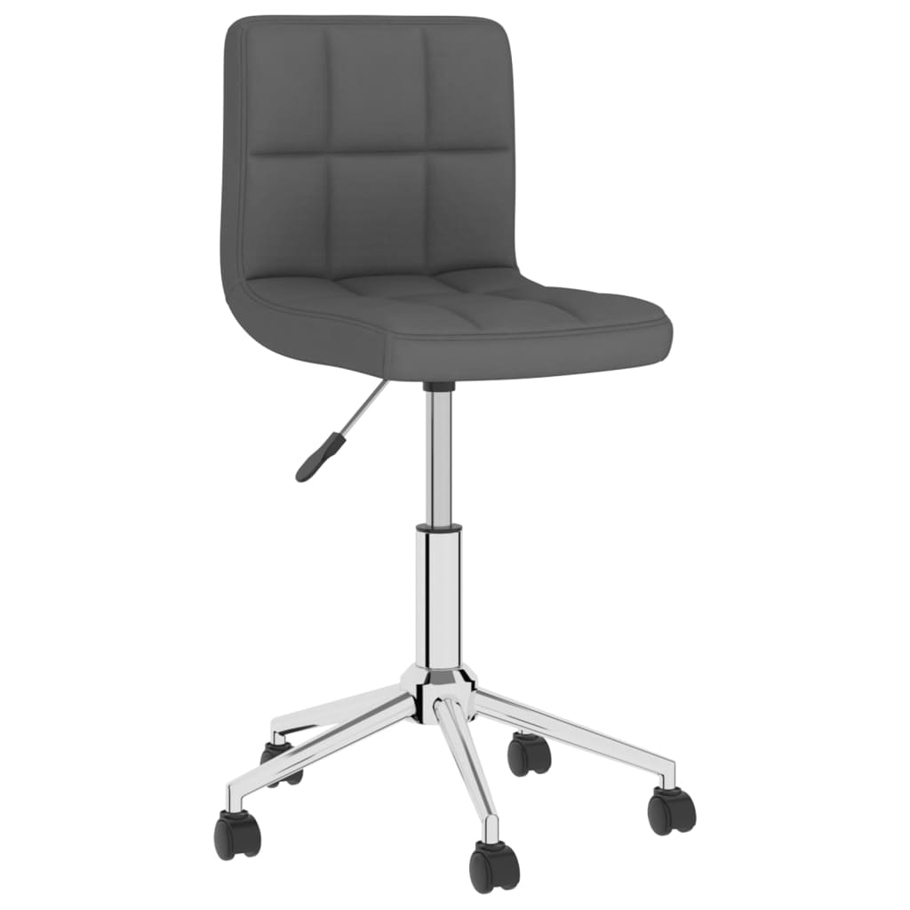 Bürostuhl Drehbar Dunkelgrau Stoff
