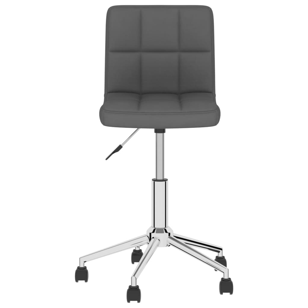 Bürostuhl Drehbar Dunkelgrau Stoff
