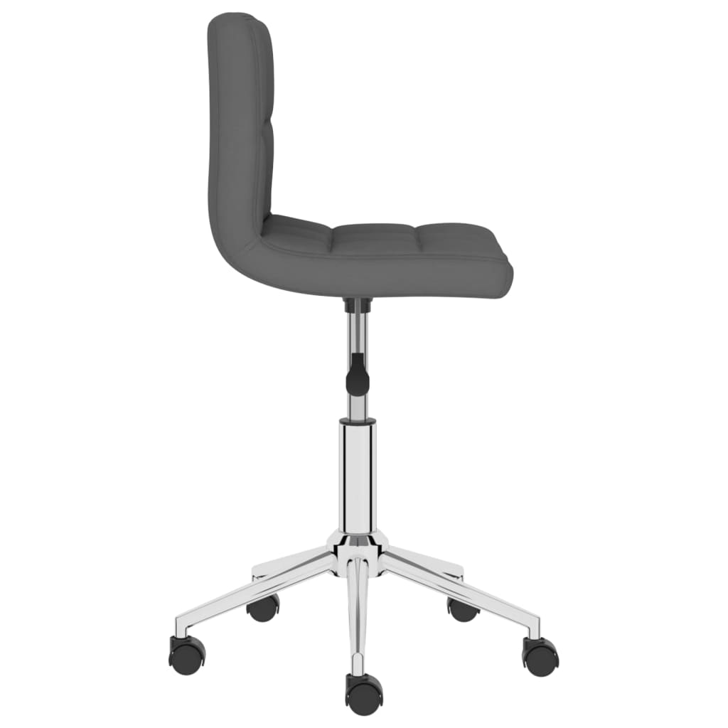 Bürostuhl Drehbar Dunkelgrau Stoff